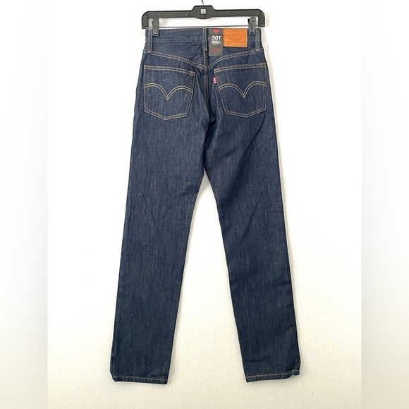 Levi's 501 Dark Wash Denim Long Jean from Aritzia - Picture 7 of 11